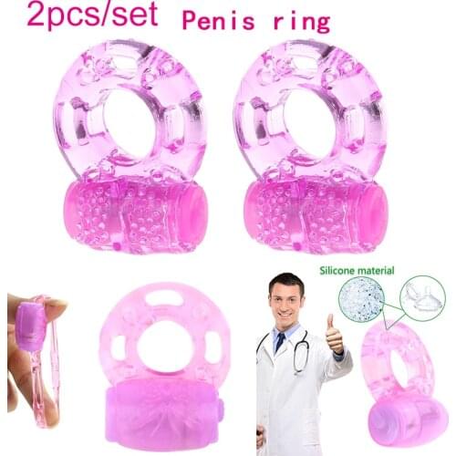 Sex Toy Vibrator Penis Ring Male Erotic Dick Cock Ring Vibrators Collars Delay Ejaculation Lock Fine Condoms Sex Products