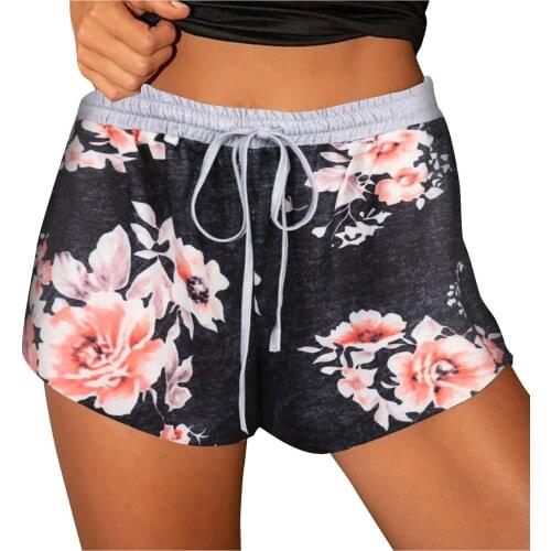 Womens Shorts Summer Elastic Band Close Waist Print Sports Running Yoga Pants Shorts велосипедки женские spodenki damskie 2021