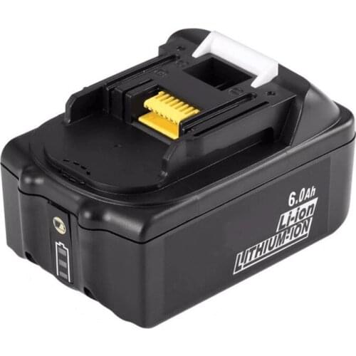 18v Replace For Makita 18V 6000mAh 6.0Ah Rechargeable Power Tools Battery with LED Li-ion Replacement LXT BL1860B BL1860 BL1850