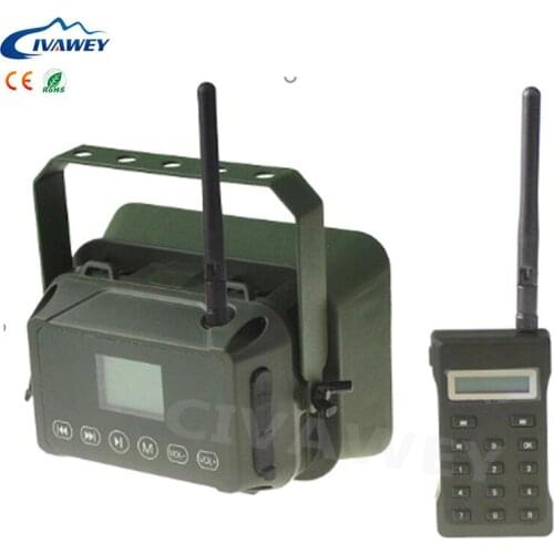 Arabic&English + remote controller waterproof hunting bird sound caller mp3 player 60w speaker pigeon goose crow hunting decoys