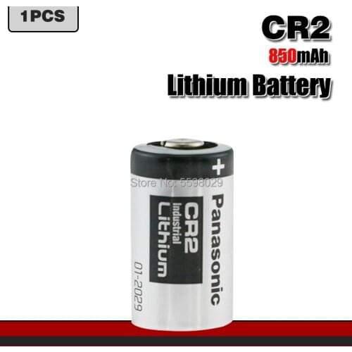 High quality new Panasonic 850mAh CR2 Battery 3V Lithium DLCR2 5046LC Batteries For Camera Alarm System