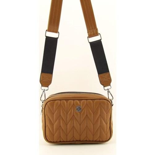 HNB 2021 Autumn-Winter Fashion Quilted Embroidered Light Handmade Double Compartment Women Messenger Bag 2001 YB5695