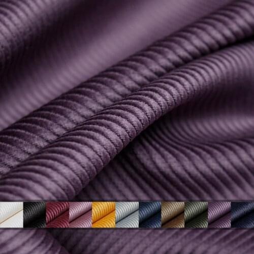 Pearlsilk 8 Stripe Corduroy Fabric thicken Morandi colour 100%cotton Winter jacket coat dress DIY clothes fabrics