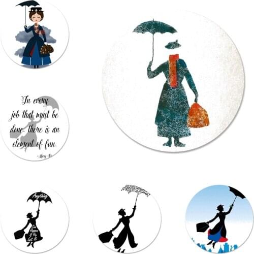 Umbrella mary poppins Badge Brooch Pin Accessories For Clothes Backpack Decoration gift
