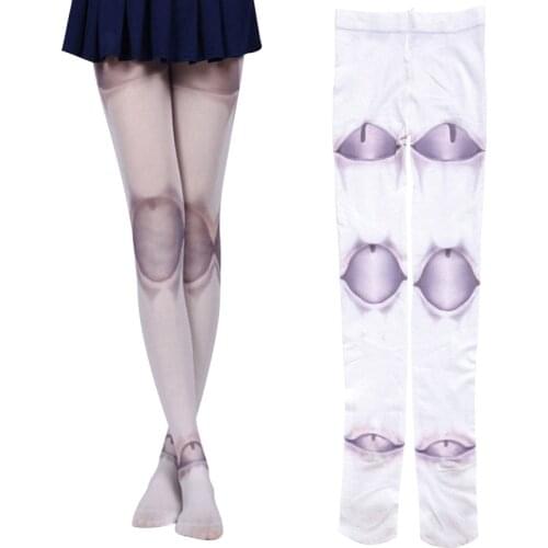 1pair Novelty Sock Women Jointed Doll Tights Pantyhose Lolita Cosplay Joint Socks Tattoo Joint Socks