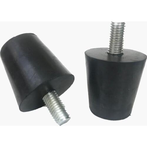 1Pcs Black Rubber Adjustable Feet Pad Screw M6 M8 M10 Chairs Furniture Leg Table Leveling Feet Pad Screw Anti-skid