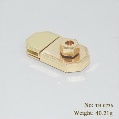 10 pieces/lot) manufacturers wholesale luggage handbag hardware accessories high-grade new metal mortise lock