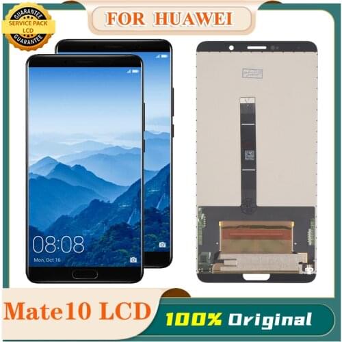 100% Original 5.9'' for Huawei Mate 10 LCD Touch Screen Glass Huawei MATE 10 Display with Frame ALP L09 ALP L29 Repair Parts