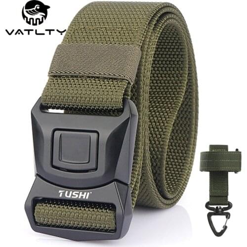 2021 Official Authentic 4.3cm Tactical Belt 1200D Strong Real Nylon Military Army Belt Rust-Proof Alloy Buckle Outdoor Work Belt