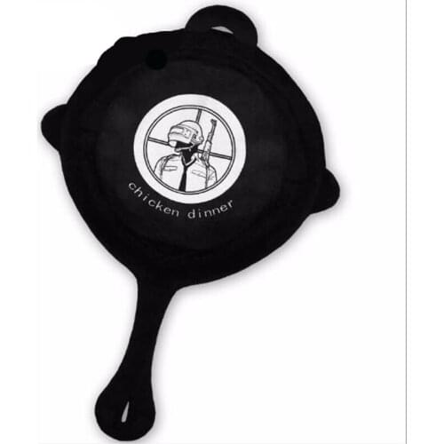 57*37cm Cosplay Weapon Prop PUBG Saucepan Game Anime Role Plush Toys Playerunknowns Battlegrounds Stuffed Doll Kids Gift