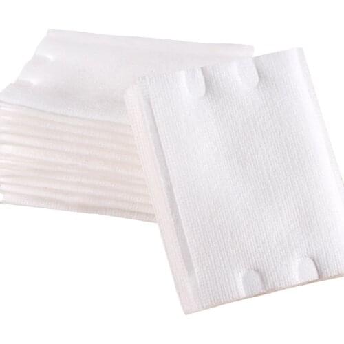 50 Pcs Double Side Edge Pressing Cotton Pads Thickened Makeup Facial Cleaning Towel Soft Cosmetic Face Make Up Removing Wipes