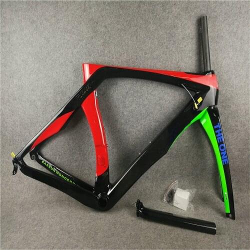 Custom made RB1K THE ONE Multicolor Full Carbon Road Bike Frame blue LOGO bicycle frameset XDB DPD ship