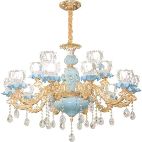 Modern high-end villa art personality lamps simple atmosphere chain chandelier Nordic bedroom living room restaurant lights Lamp