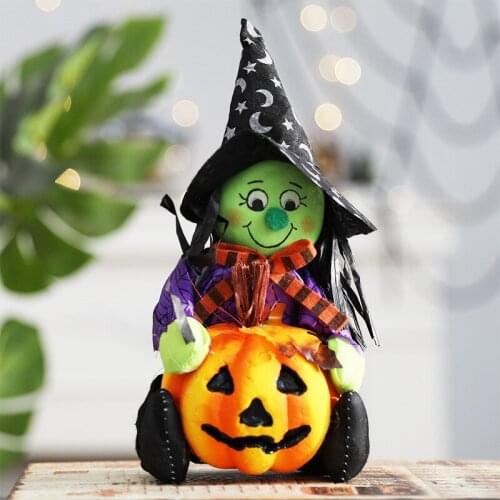 Pumpkin Ghost Ornaments Halloween Theme Colorful Ornaments for Halloween Party Props Decoration TS2 Party Holiday DIY Decoration