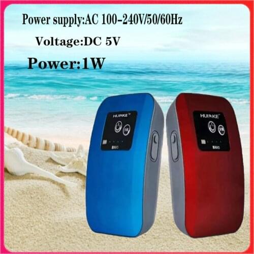 Lithium battery AC/DC waterproof air pump for aquarium ultra silent fish tank increase oxygen pump 2 outlets H3 H5