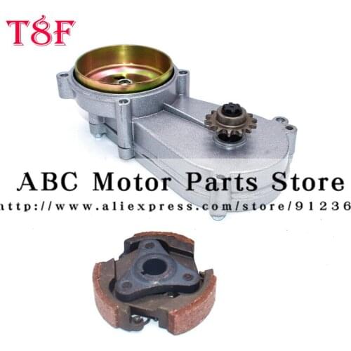Mini Moto Iron Clutch and T8F Clutch Drum Gear Box 11T 13T 14T 17T 19T 20T For 47cc 49cc Minimoto Kid Mini ATV Quad Dirt Bike