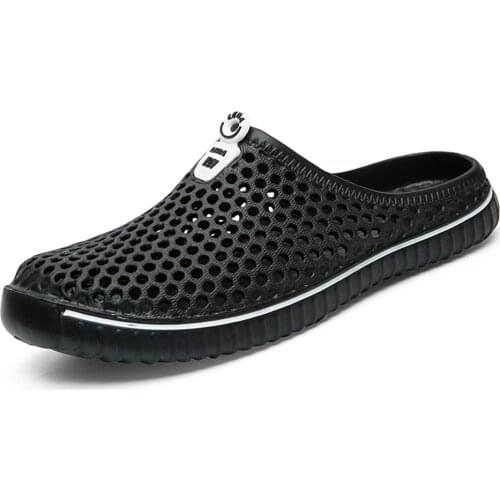 Men Shoes Unisex Summer Hollow Slippers Fashion Outdoor Breathable Casual Couple Beach Sandal Flip Flops Shoes Beach Slippers