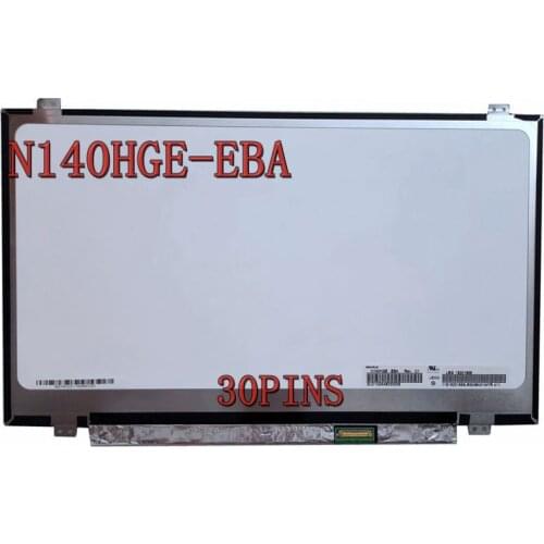 N140HGE-EBAfit N140HGE-EA1 N140HGE-EAA 30pins 14.0'' Slim Laptop lcd led screen matrix FHD 1920*1080