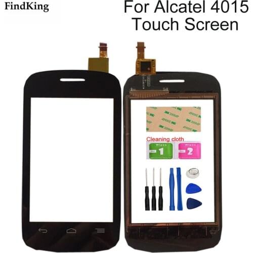 Touch Screen Glass For Alcatel Pop C1 OT4015 4015 4015X 4015A Digitizer Touch Panel Front Glass Lens Sensor Tools