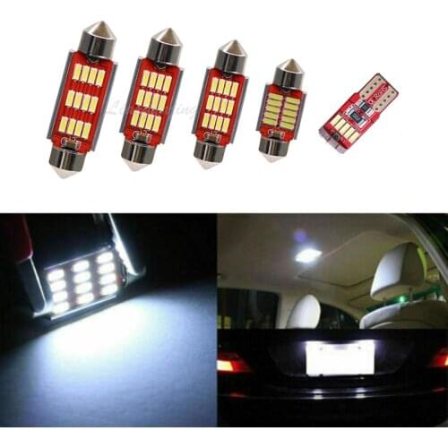 LED Interior Light Kit Canbus Map Dome Lamp For Seat Leon 1 2 3 Mk1 Mk2 Mk3 1M 1P 5F 1999-2018