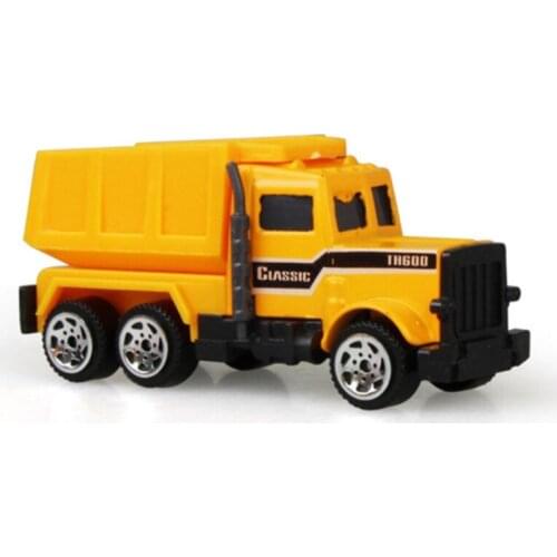 Forklift Child Mini Toys Mixer Bulldozer Excavator Road Roller High Quality Exquisite Simple Model Engineering Vehicle Model