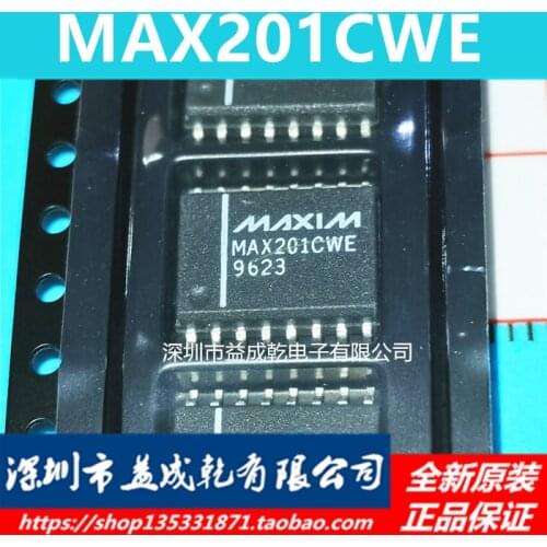 100% Original New In Stock MAX201CWE MAX201 SOP16 5V , RS - 232