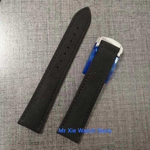 20mm Corgeut Mens Watch Watchbands Leather Strap Watches Accessories Parts Watch band