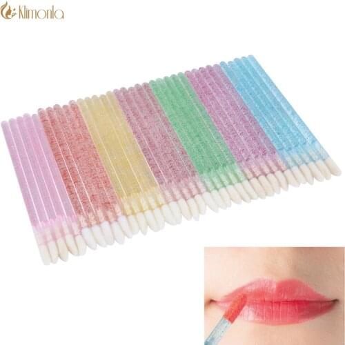 50/100 PCS Disposable Lip Brush Multifunction Accessories Lipstick Lip Glossy Wands Applicator Eyelash Eyeshadow Makeup Brushes