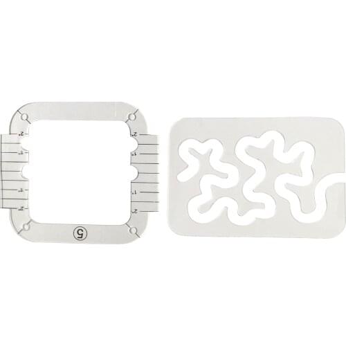 Acrylic Quilting Template & Frame DIY Cutting Ruler Measure Accessories