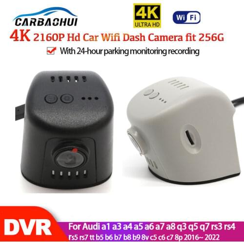 HD 4K Car DVR Dash Cam Camera For Audi a1 a3 a4 a5 a6 a7 a8 q3 q5 q7 rs3 rs4 rs5 rs7 tt b5 b6 b7 b8 b9 8v c5 c6 c7 8p 2016~ 2020