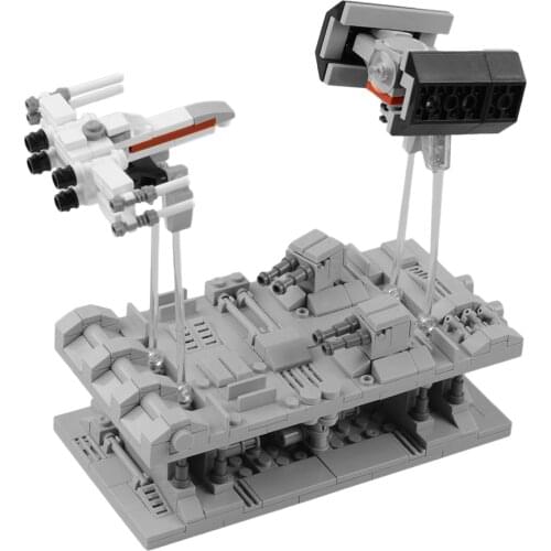 Kids Star Movie War X-wing Fighter MOC Building Blocks Spaceship TIE Bomber Chase Fighter Blicks Childrens DIY Toys Gift