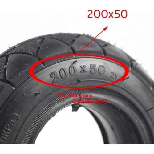 Electric Scooter Tyre 200x50 (8x2) 8" Scooter Electric E100 E125 E200 Scooter solid/foam filled tire 2 color selectable