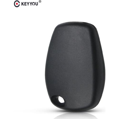 KEYYOU 10pcs For Renault Megan Modus Clio 3 Kangoo Twingo Logan Sandero For Nissan Almera Key Shell Fob Car Key Case No Button