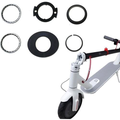 Front Fork Tube Bowl Rotating Steering Sets for Xiaomi M365 1S Pro Pro2 Electric Scooter Bearing Bowl Plastic Spacers Set