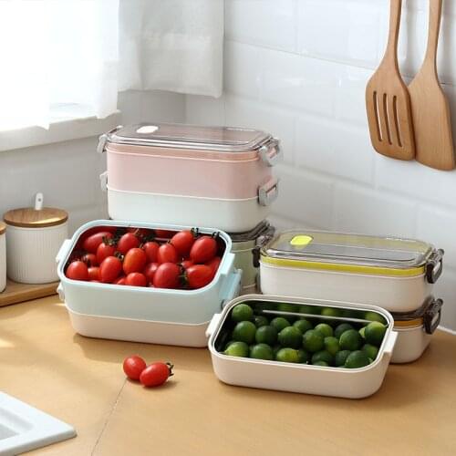 Sushi Box Food Container Lunch Box Case Japanese Portable Child Kitchenware Stainless Steel Multi-function Dinnerware Food Box