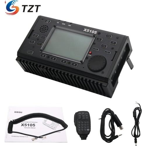 TZT Xiegu X5105 Shortwave Radio Transceiver HF with IF Output All Bands Covering SSB CW AM FM RTTY PSK XIEGU X5105