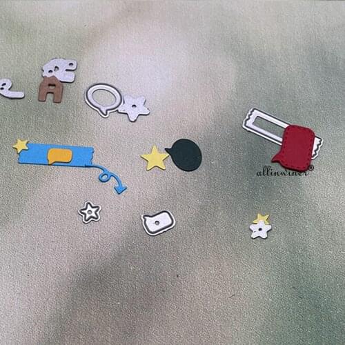 Dialog frame class Metal Cutting Dies for DIY Scrapbooking Album Paper Cards Decorative Crafts Embossing Die Cuts