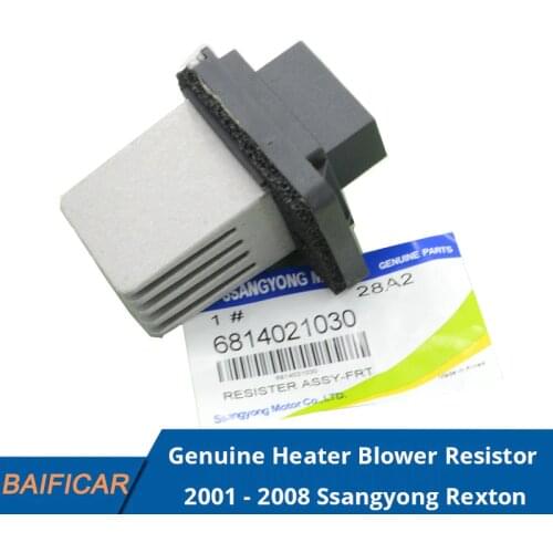 Baificar Brand New Genuine Heater Blower Resistor Full Auto A/C OEM 6814021030 For Ssangyong Rexton 2001-2008