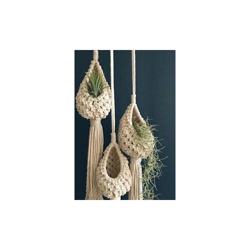 Novelty Hanging Basket Pineapple Shape Plant Flower Pot Storage Basket Indoor Garden Home Balcony Patio Decoration