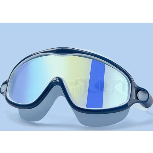 New Adjustable Swimming Glasses Anti-Fog UV Protect Children Waterproof Silicone Mirrored Swim Eyewear For 3-14 Years Children