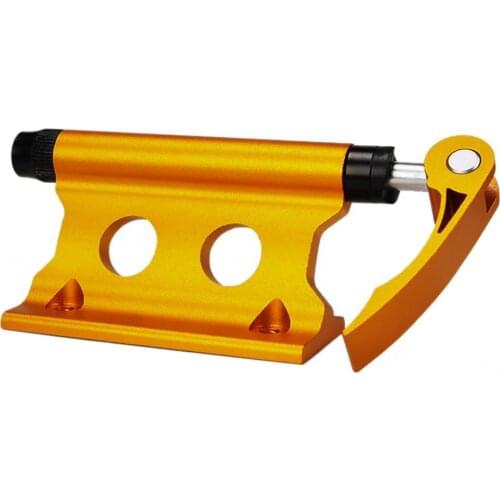 Bicycle bicycle front fork quick release fixed clip luggage rack car SUV portable bracket alloy block mounting rack