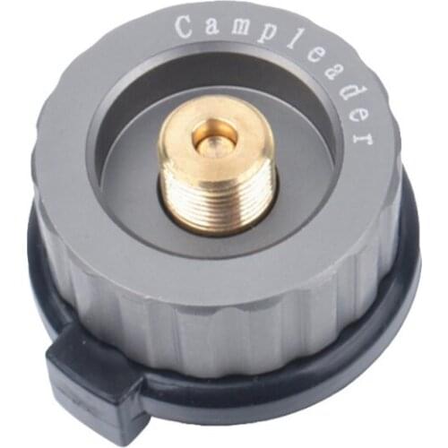 Camping Hiking Stove Adaptor Auto-off Gas Cartridge Tank cylinder Adapter Split Type Furnace Converter Connector