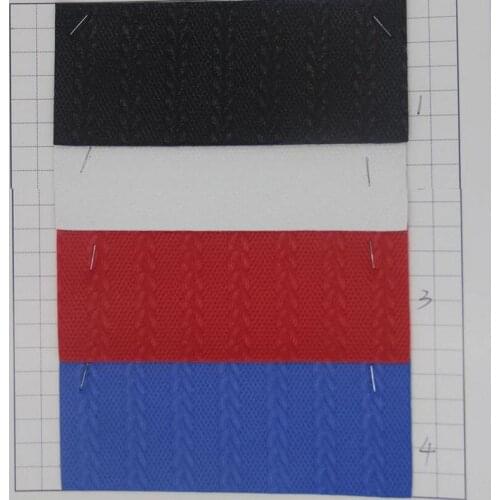 Semi PU leather bags handbags woven pattern synthetic leather fabric wholesale