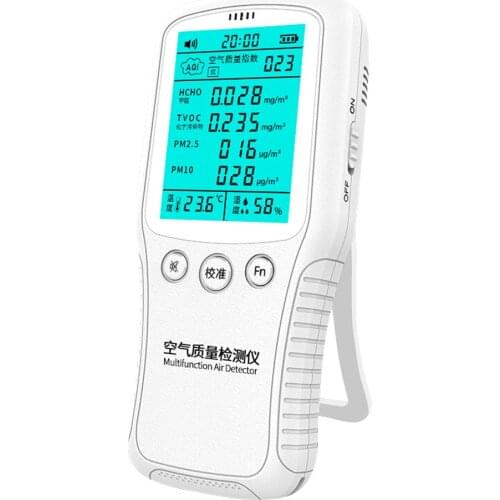 Portable Digital Formaldehyde Detector Multifunctional Hygrothermograph PM2.5/PM10 Tester Air Quality Monitor Air Analyzer