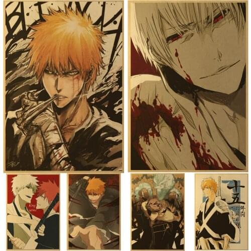 Japanese Classic Anime grim Reaper Poster Kraft Paper Prints and Posters Home Room Decor Art Wall Stickers Buy 2 get 1 free