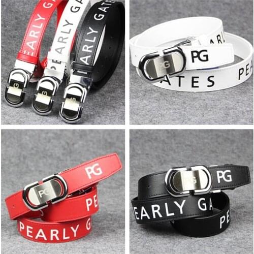 NEW PG golf complete set belt width/3.2cm length/cuttable/105-120cm pearly gates golf belts 3 colors