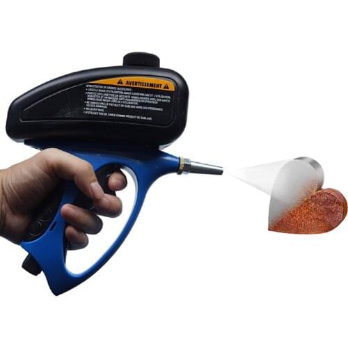Handheld Pneumatic Anti-rust Sandblaster Air Compressed Glass Tombstone Sandblasting Gun Mini Air Tools with Small Nozzle