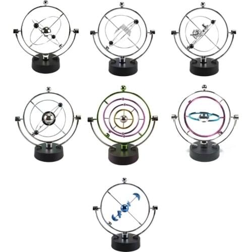 Swing Ball Electric Wiggler Newtons Cradle Balance Ball Home Office Decoration