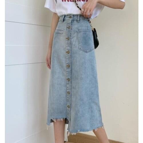 WhatsNice Denim Skirts For Women