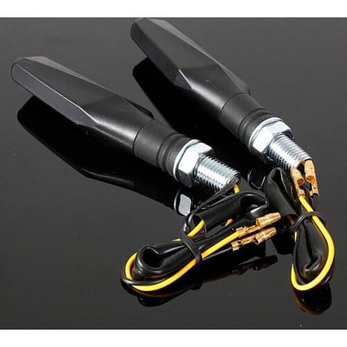 1 Pair Fashional Motorcycle Led Turn Signal Light 12 LED Flasher Light Universal Flexible Winker for all 12V Bikes Modify part